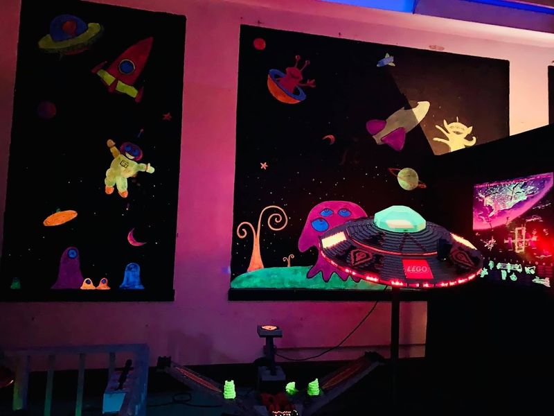 The Glow-in-the-Dark Room Experience The Glow-in-the-Dark Room Experience
