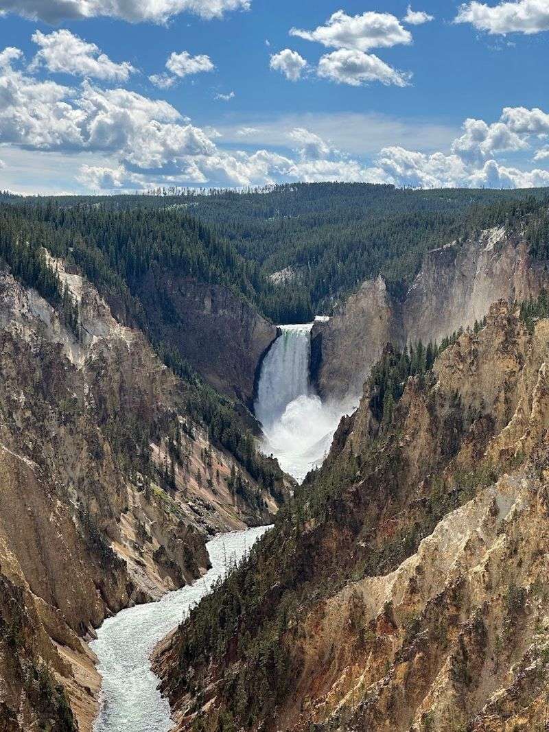 The Grand Canyon of the Yellowstone and Its Thundering Falls The Grand Canyon of the Yellowstone and Its Thundering Falls