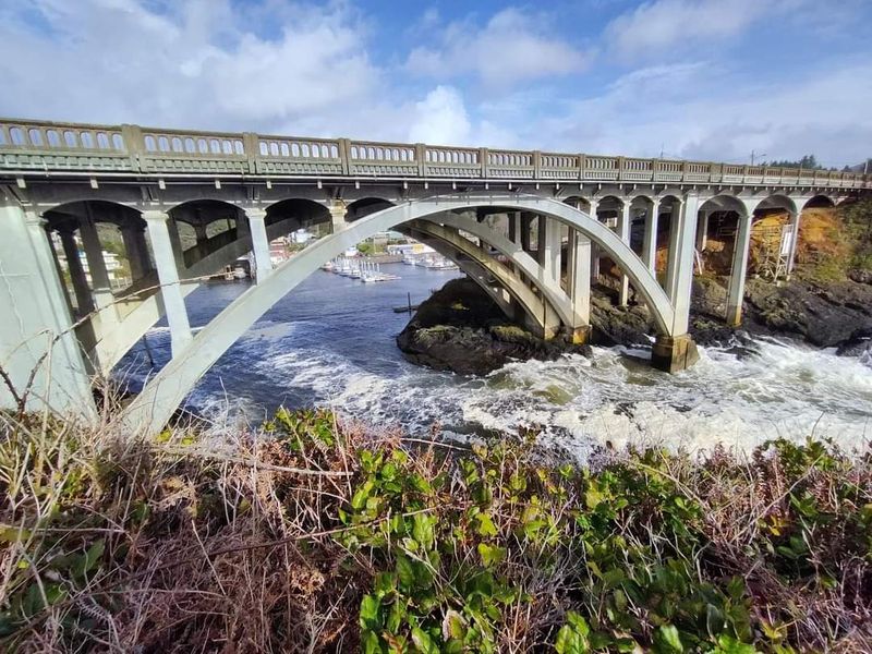 The Highway Bridge That Doubles as the Harbor's Front Door