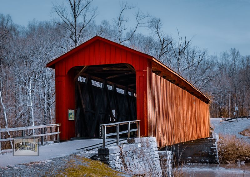 The Historic Covered Bridge That Adds a Storybook Touch