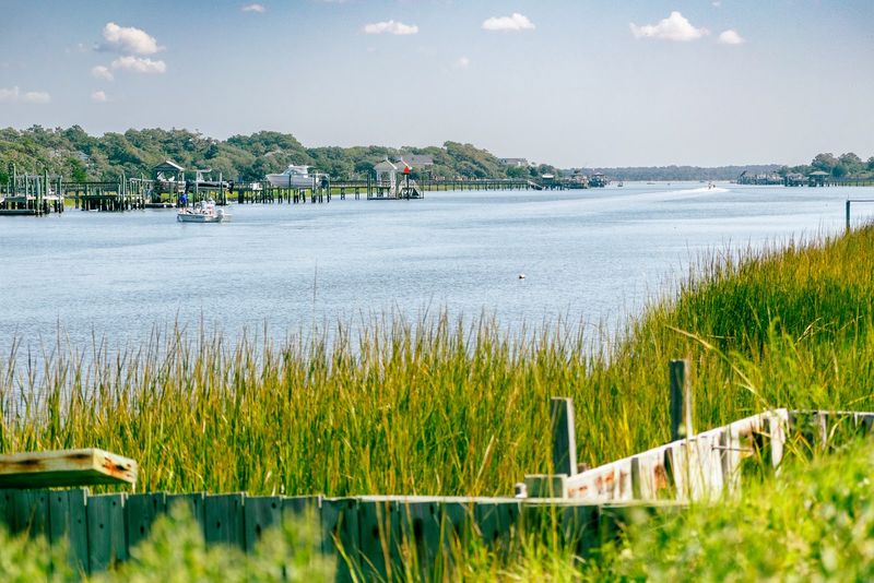 The Intracoastal Waterway Side of the Island The Intracoastal Waterway Side of the Island