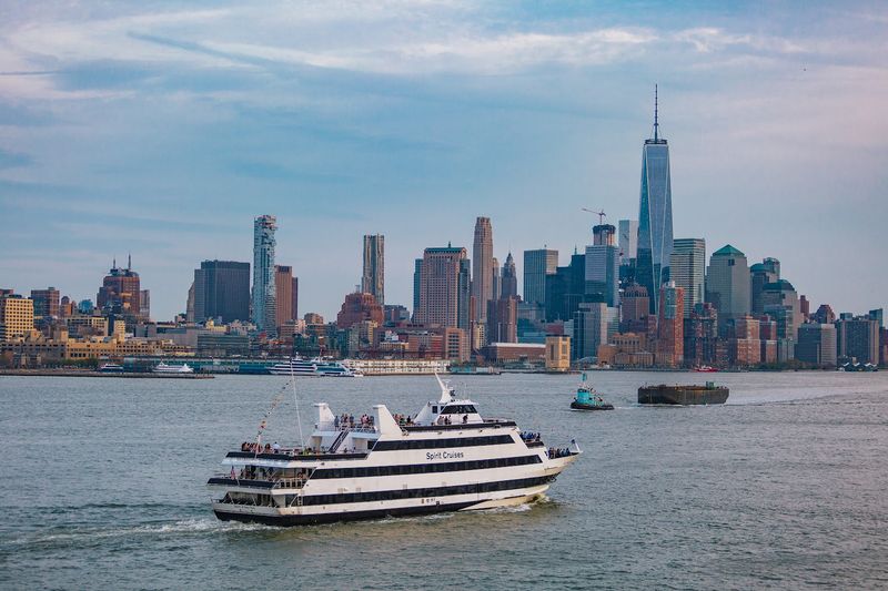 The Manhattan Skyline From the Water The Manhattan Skyline From the Water