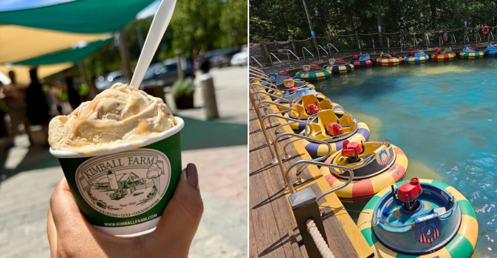 The Massachusetts Farm Where Homemade Ice Cream Comes With Bumper Boats And Mini Golf