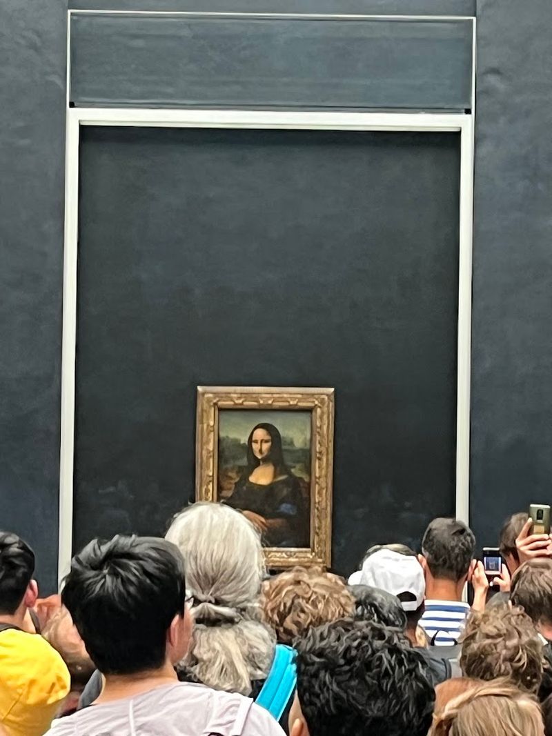 The Mona Lisa at the Louvre, France The Mona Lisa at the Louvre, France