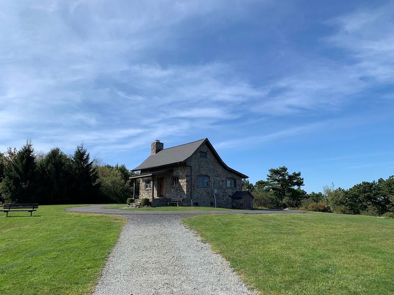The Old Cabin and the Helicopter Pad