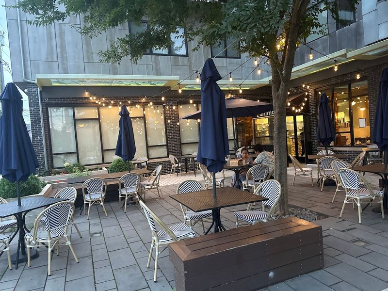 The Outdoor Patio That Transports You Somewhere in Southern Europe The Outdoor Patio That Transports You Somewhere in Southern Europe