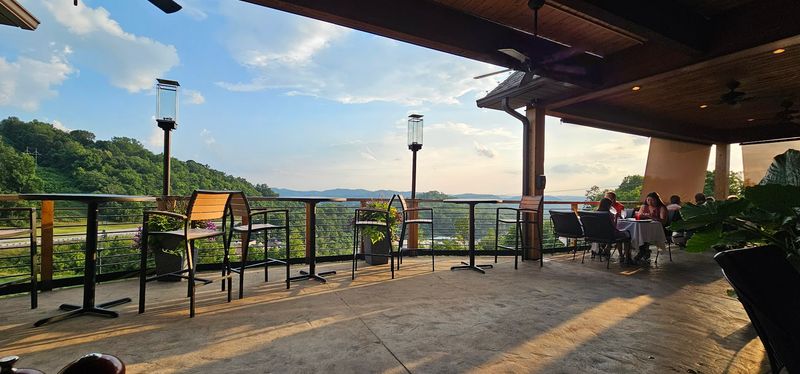 The Outdoor Patio and That View Over Clarksburg