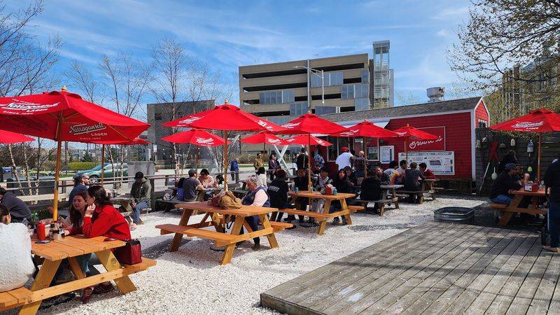 The Outdoor Setup and Its Laid-Back Atmosphere