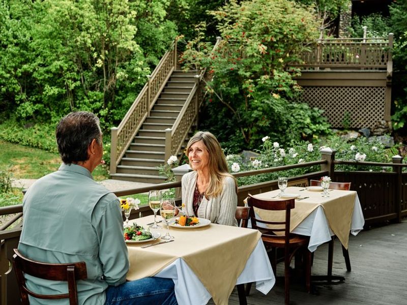 The Patio Experience: Trains, Mountains, and Open Air The Patio Experience: Trains, Mountains, and Open Air
