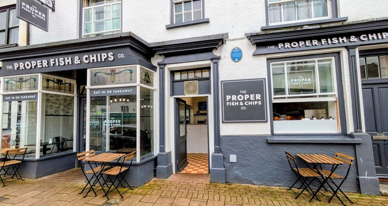 The Proper Fish & Chips Co., Honiton, Devon, England