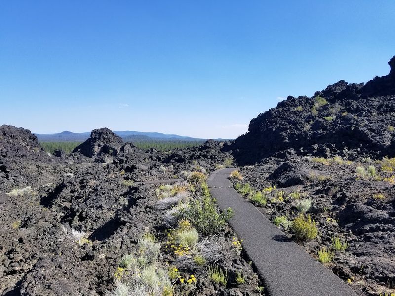 The Quarter-Mile Rim Trail Around the Crater The Quarter-Mile Rim Trail Around the Crater