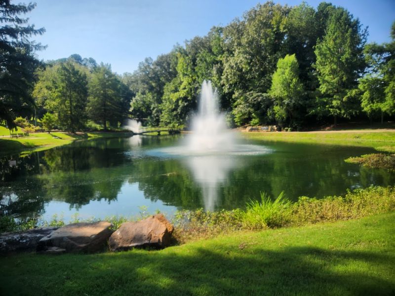 The Reflecting Pond and the Peaceful Grounds
