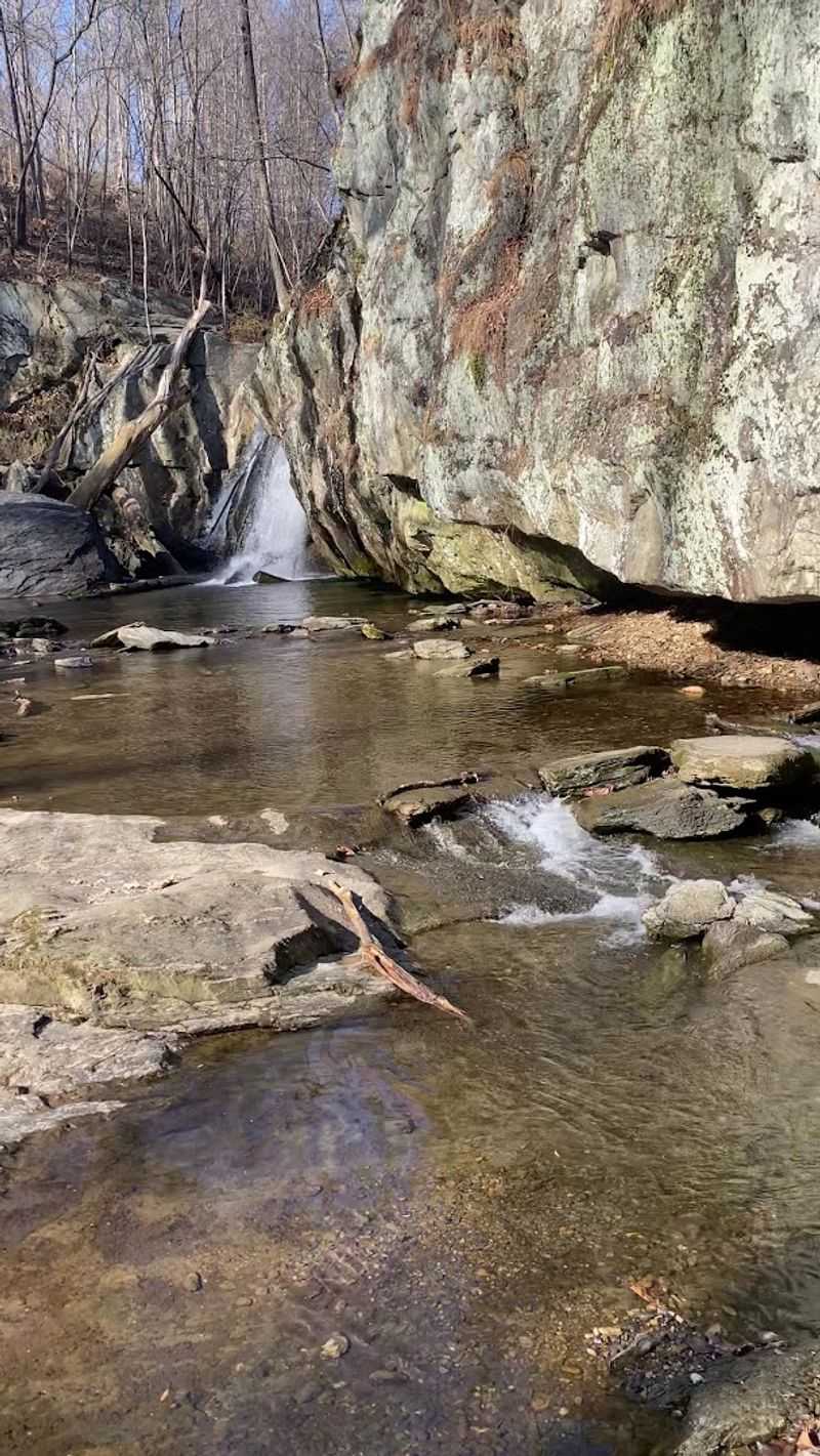 The Rock Formations That Surround The Falls