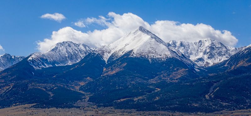 The Sangre de Cristo Mountains as a Backdrop The Sangre de Cristo Mountains as a Backdrop
