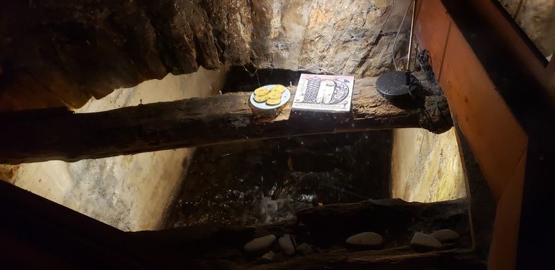 The Underground Creek Flowing Beneath the Cafe