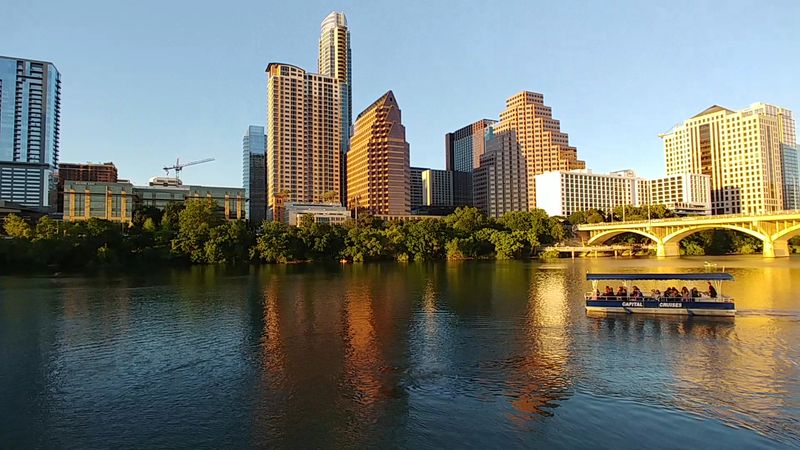 The View of the Austin Skyline from the Water The View of the Austin Skyline from the Water