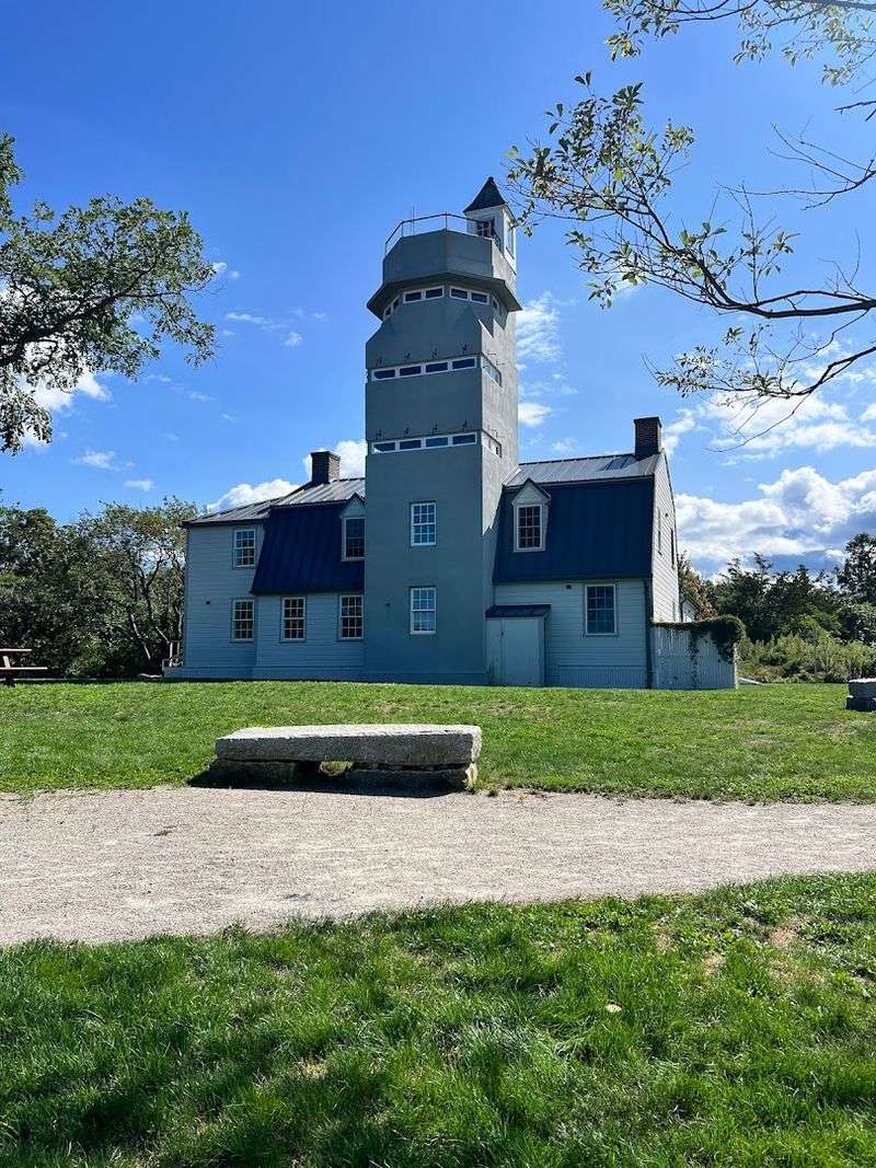 The Visitor Center With a Lighthouse Shape