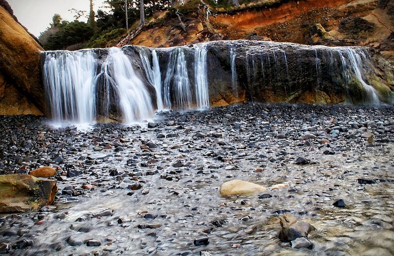 The Waterfall That Falls Straight Onto the Beach