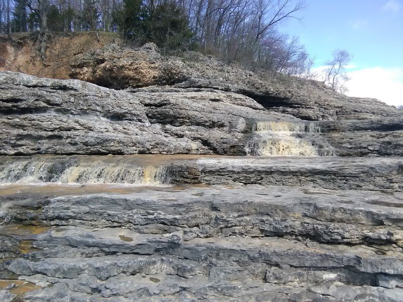 The Waterfall and Rocky Canyon Setting