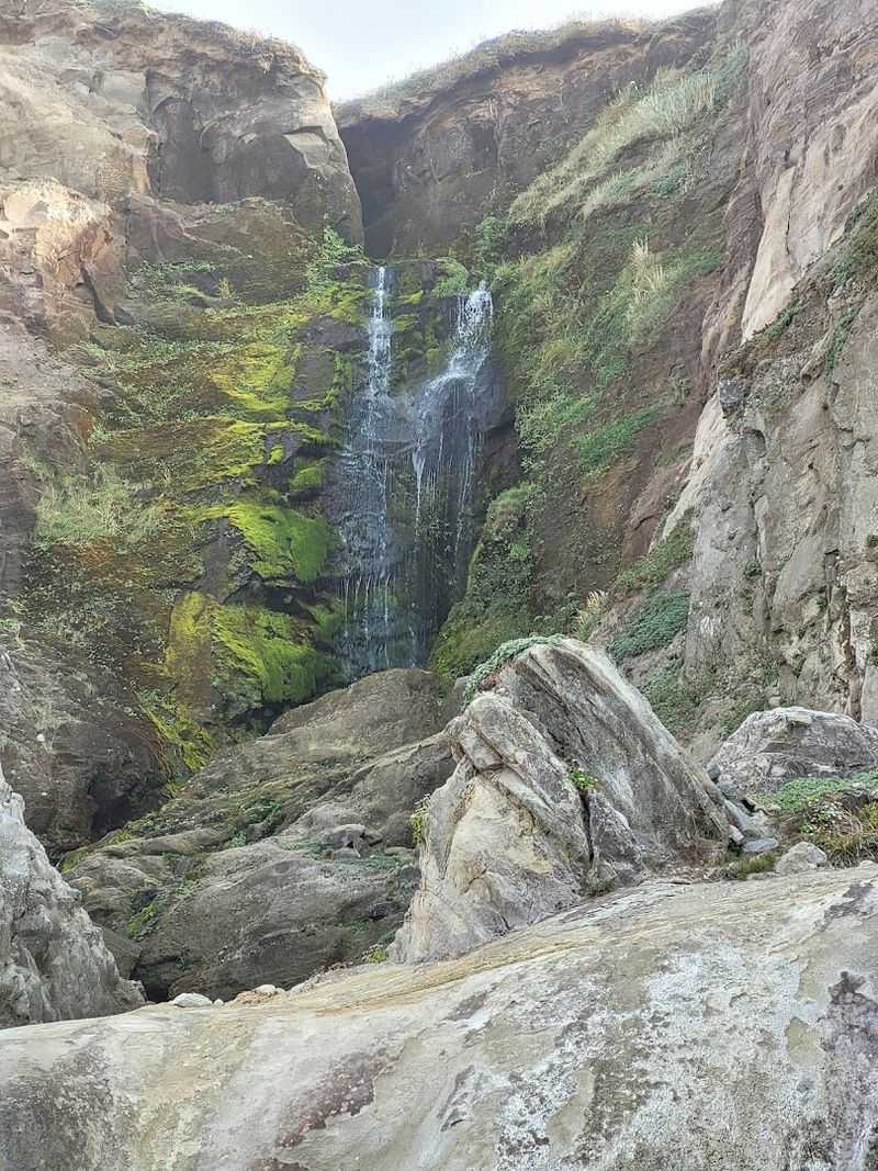 The Waterfall on the Beach: A Rare Coastal Surprise The Waterfall on the Beach: A Rare Coastal Surprise