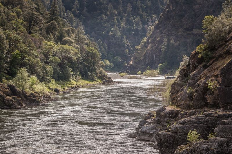 The Wild and Scenic Rogue River Below The Wild and Scenic Rogue River Below
