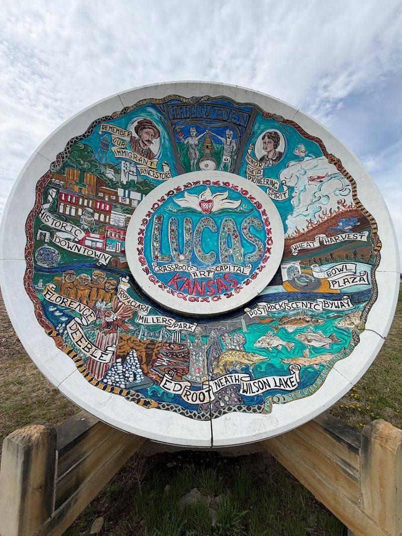 The World's Largest Travel Plate and Its Neighbor Across the Street The World's Largest Travel Plate and Its Neighbor Across the Street