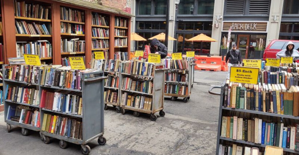 This 200-Year-Old Boston Bookshop Turns An Alley Into A Book Market