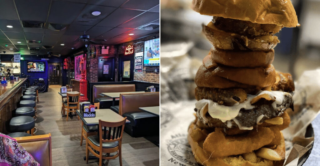 This Atlantic City Tavern Serves a Heart Attack Burger Built Like A Food Challenge