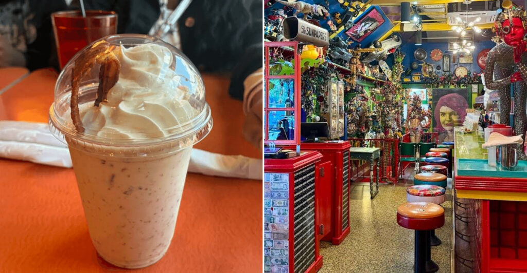 This Baltimore Diner Serves A Bacon Milkshake Inside A Surreal Mannequin-Filled Landmark