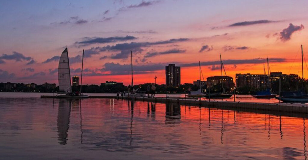 This Beautiful City Lake Makes Minneapolis Feel More Like A Resort Town