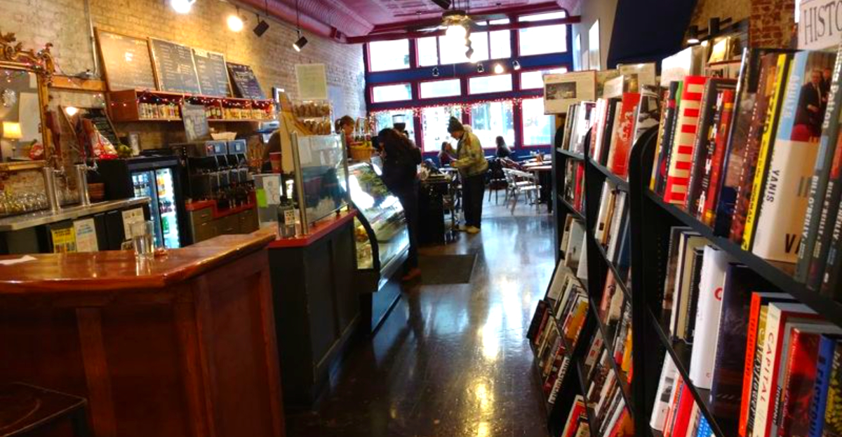 This Beloved West Virginia Bookstore Hides a Café, Art Gallery, Pottery Studio, and Movie Theater Under One Roof