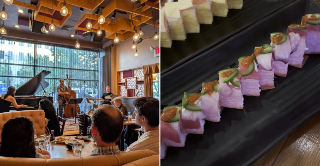 This Cambridge Sushi Spot Serves Sleeping Beauty Rolls With Live Jazz