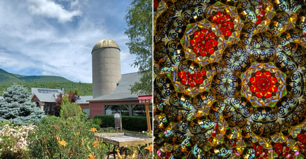 This Catskills Attraction Houses The World’s Largest Kaleidoscope Inside A Farm Silo