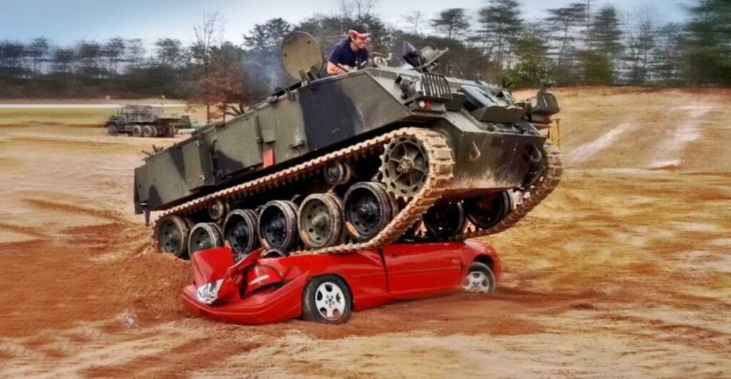 This Georgia Adventure Park Lets You Crush Cars With 17 Tons Of Steel
