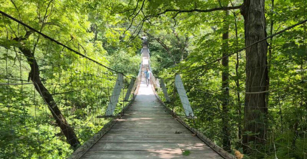 This Hidden Iowa Bridge Offers One Of The Most Memorable Walks In The Midwest