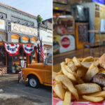 This Lynnville Restaurant Serves Burgers Inside an 1860s Drugstore Building