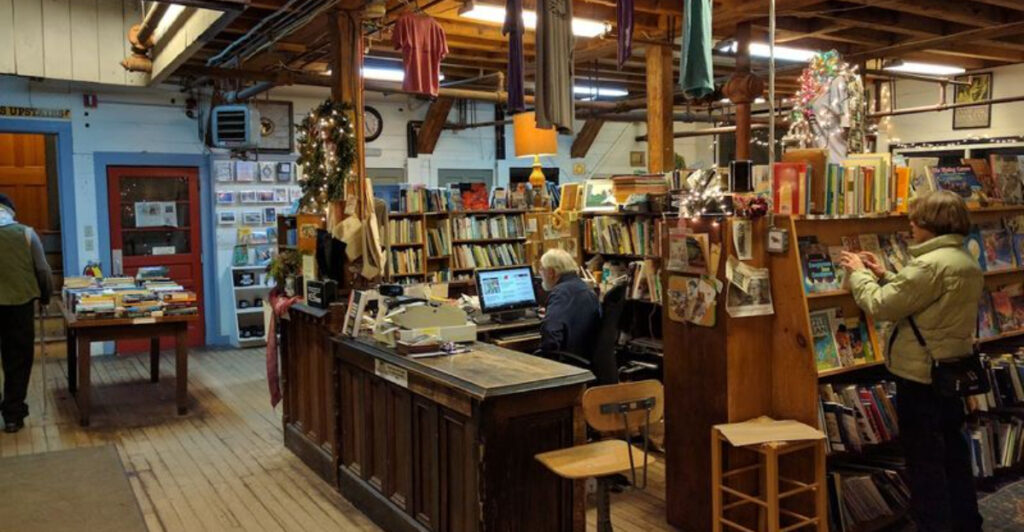 This Massachusetts Bookstore Inside An 1842 Gristmill Draws Visitors From Across New England