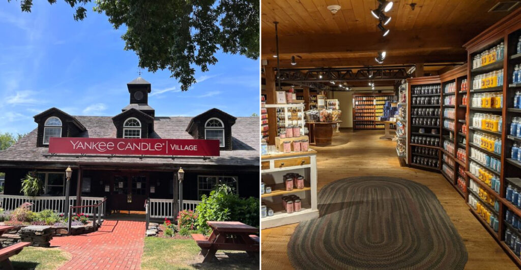This Massachusetts Candle Store Feels More Like a Holiday Village Than a Shop
