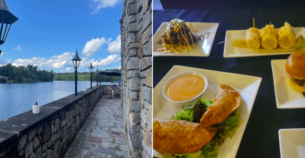 This Massachusetts Castle Restaurant Serves Tapas Beside A Scenic Lakeside View