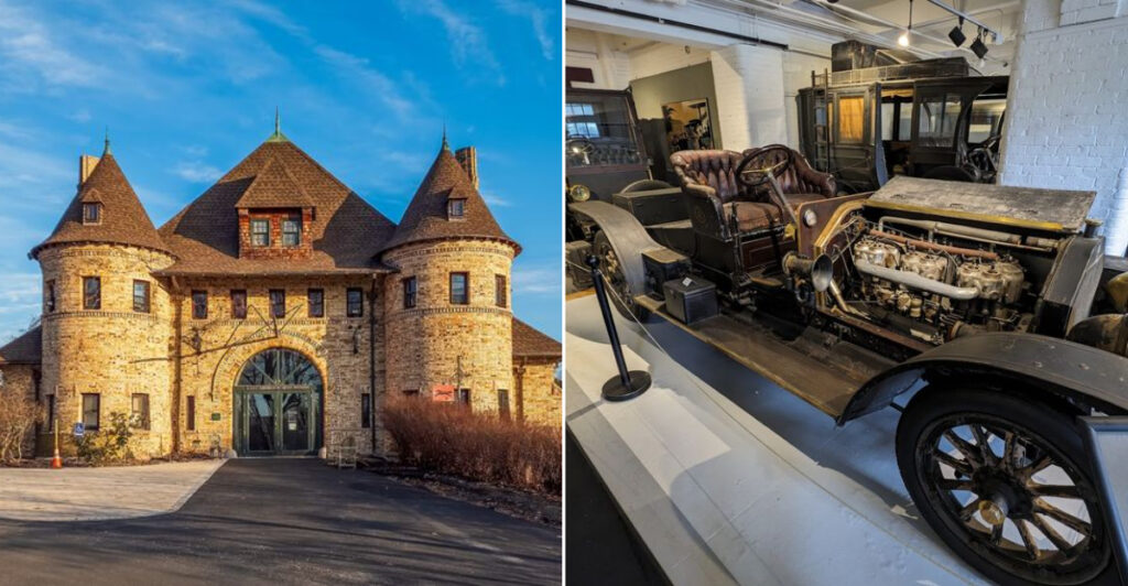 This Massachusetts Museum Hides America’s Oldest Car Collection Inside A Storybook Carriage House