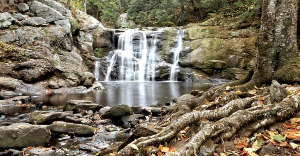 This Massachusetts Waterfall Once Powered Mills Before Becoming a Forest Preserve