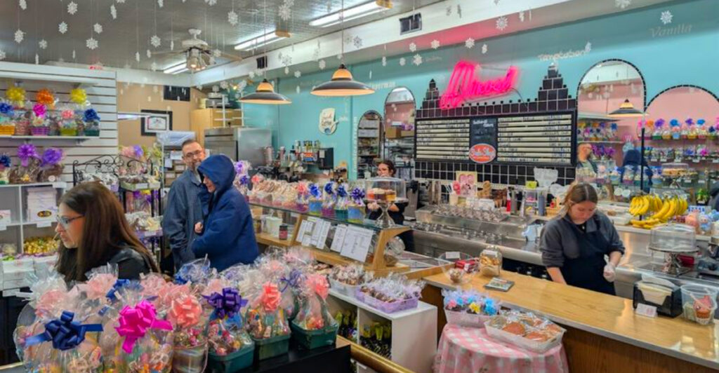 This Michigan Dessert Café Serves Rare Ice Cream Flavors, Custom Cakes, and Giant Chocotacos
