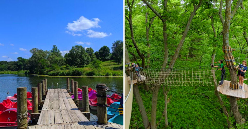 This Nebraska State Park Has a Wave Pool, High-Ropes Course, Cozy Cabins, and Fun in Every Season