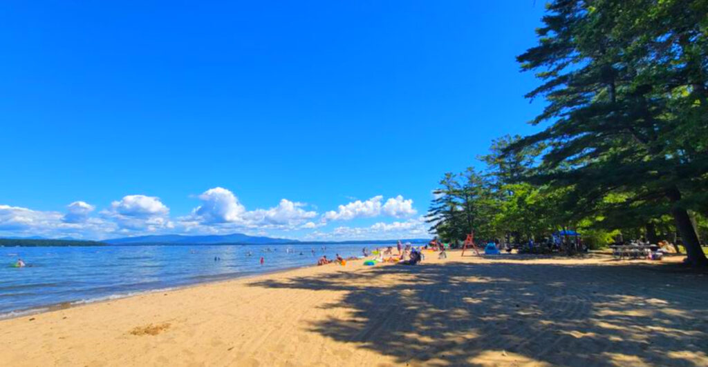 This New Hampshire State Park Has a 600-Foot Sandy Beach and Some of the Best Views on Lake Winnipesaukee