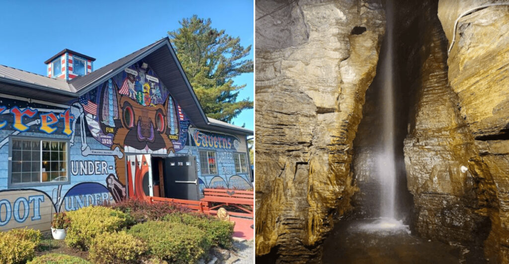 This New York Cavern Was Discovered After Two Cows Fell In And It Ends With A 100-Foot Underground Waterfall