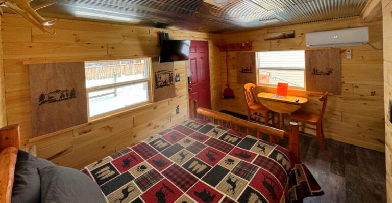 This Northern Michigan Resort Has Cozy Cabins, Direct Trail Access, and Guests Who Return Year After Year