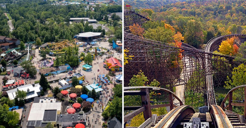 This Ohio Theme Park Is Home to the World’s Longest Wooden Roller Coaster