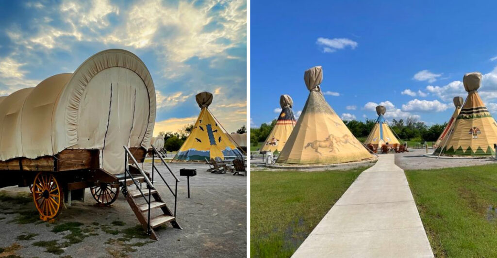 This Oklahoma Covered Wagon Retreat Turns an Overnight Stay Into a Wild West Adventure