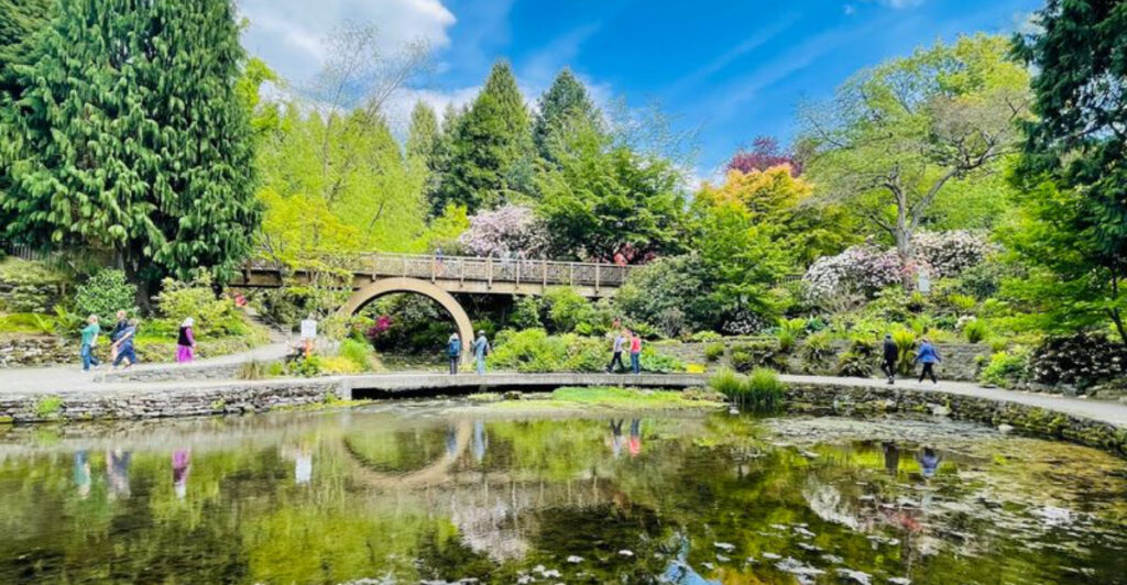 This Oregon Destination Explodes With Color in Summer, but the Water Features Steal the Show in Every Season