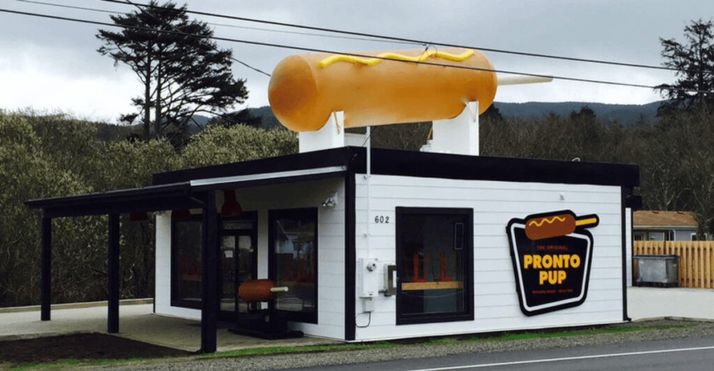 This Oregon Restaurant in Rockaway Beach Is Where the Pronto Pup First Came to Life